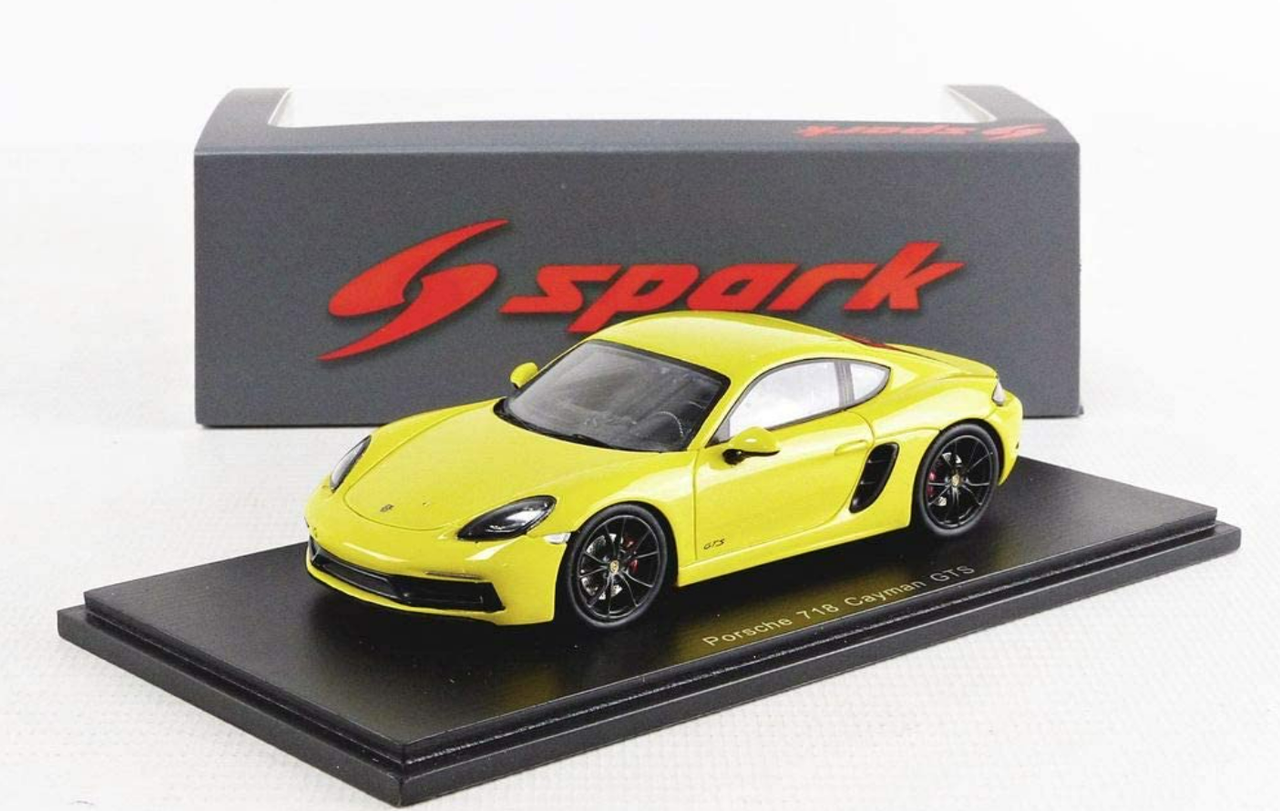 1/43 Porsche 718 Boxster Cayman GTS 2018 (Yellow) Car Model