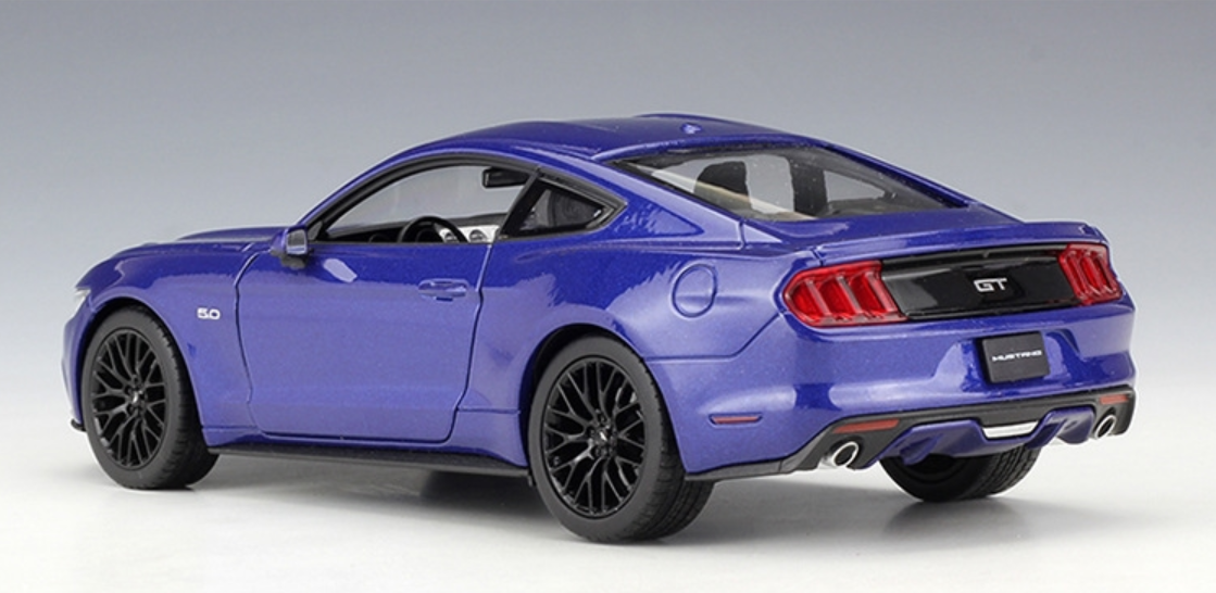 1/24 Welly FX Ford Mustang GT 5.0 (Blue) Diecast Car Model