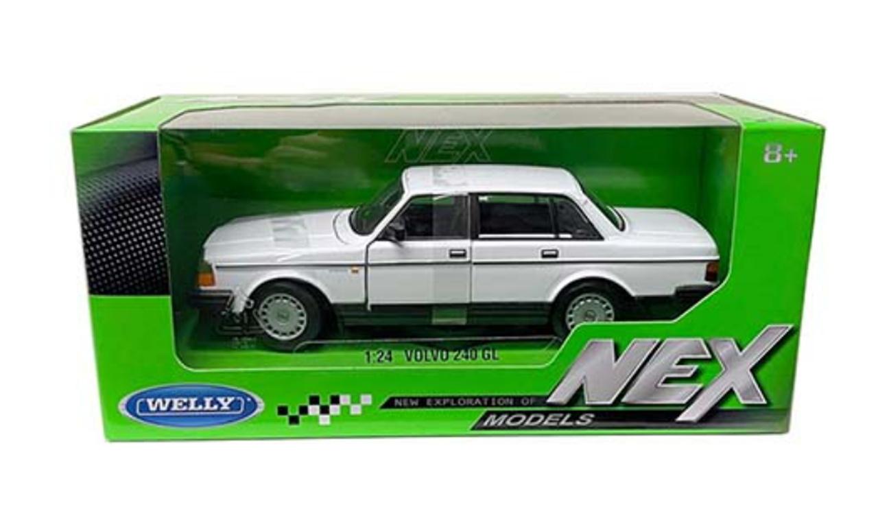 1/24 Welly Volvo 240GL 240 GL (White) Diecast Car Model