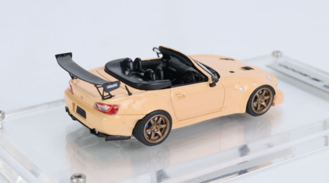  1/64 POPRACE S2000 Yellow Resin Car Model