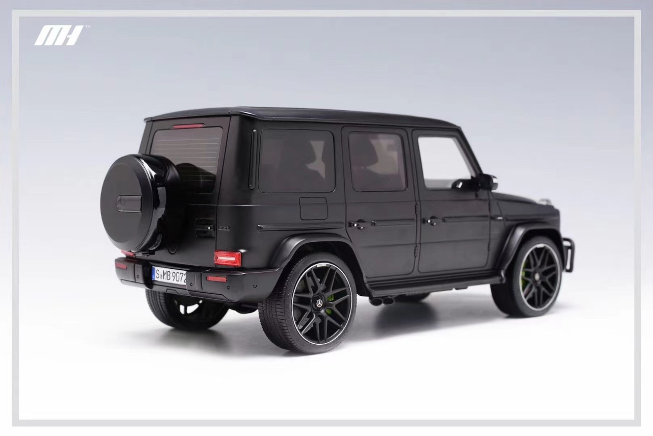 1/18 MH Motorhelix Mercedes-Benz Mercedes G63 AMG (Matte Black with Green Calipers) Resin Car Model  Limited 99 Pieces