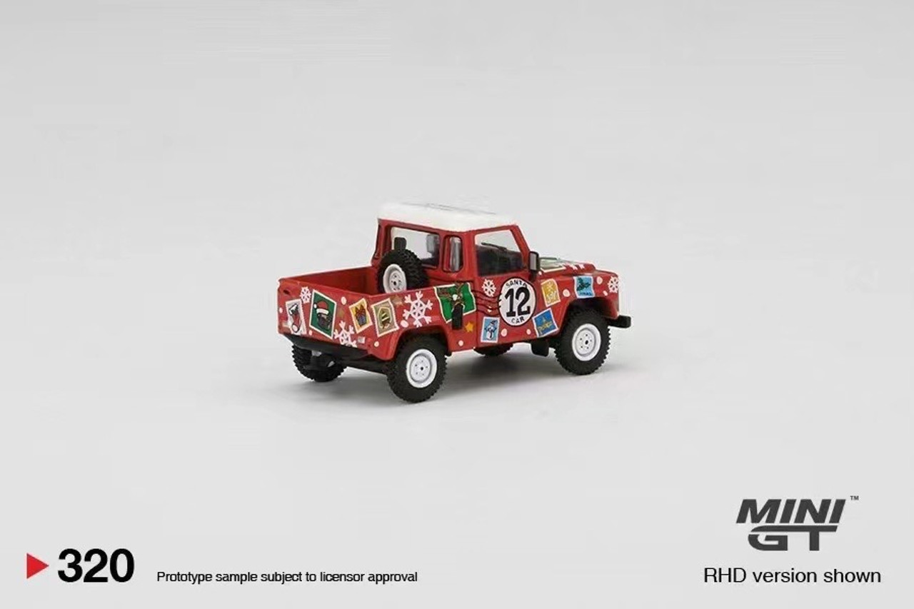 1/64 Mini GT Land Rover Defender 90 Pickup 2021 Christmas Edition