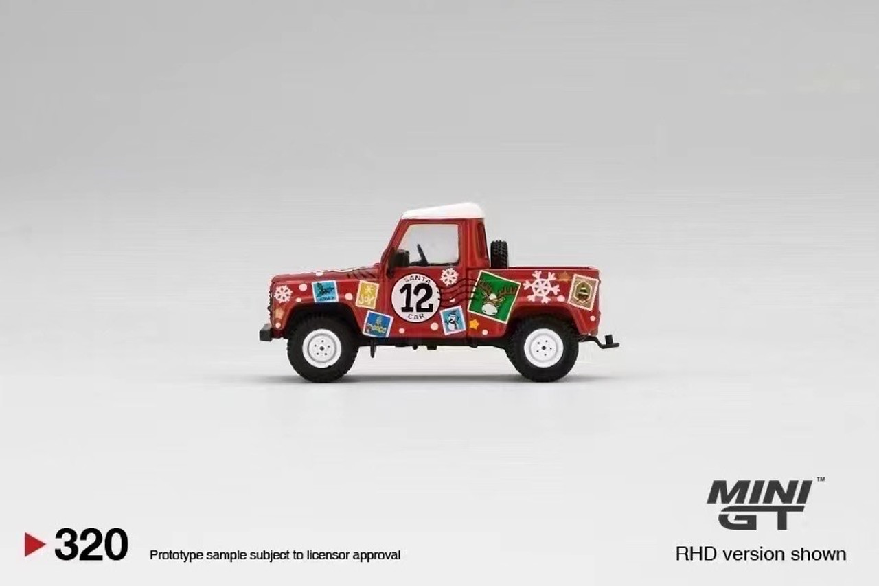 1/64 Mini GT Land Rover Defender 90 Pickup 2021 Christmas Edition