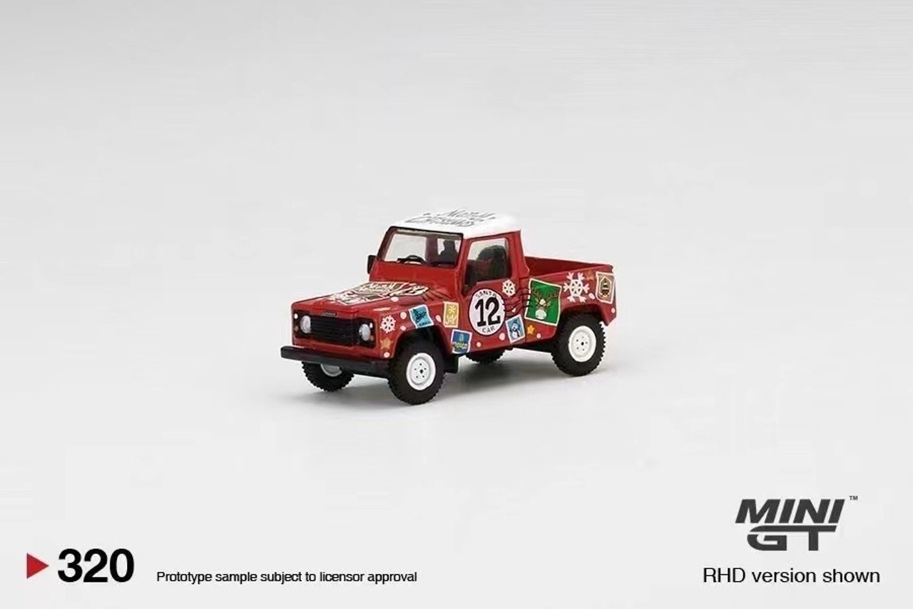 1/64 Mini GT Land Rover Defender 90 Pickup 2021 Christmas Edition