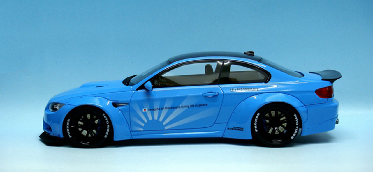 1/18 GT Spirit GTSpirit BMW E92 M3 LB Libertywalk Widebody (Blue