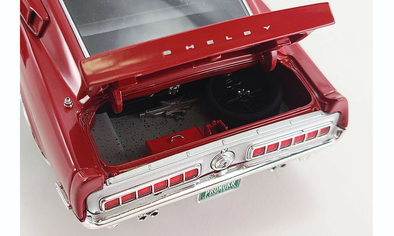 1/18 ACME 1968 Ford Mustang Shelby GT500 KR (Candy Apple Red with