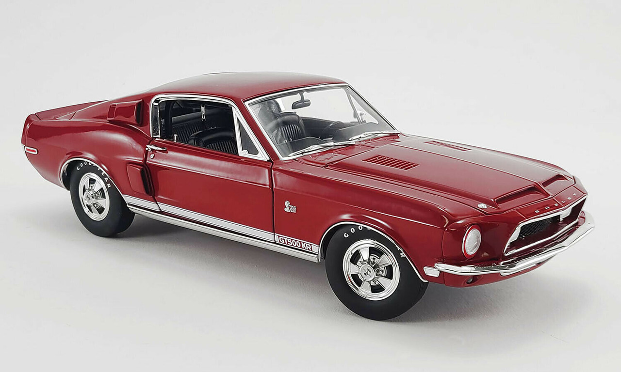 1/18 ACME 1968 Ford Mustang Shelby GT500 KR (Candy Apple Red with