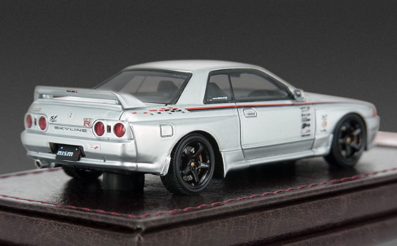 1/64 Ignition Model Nissan Skyline GT-R Nismo (R32) Silver Resin Car Model