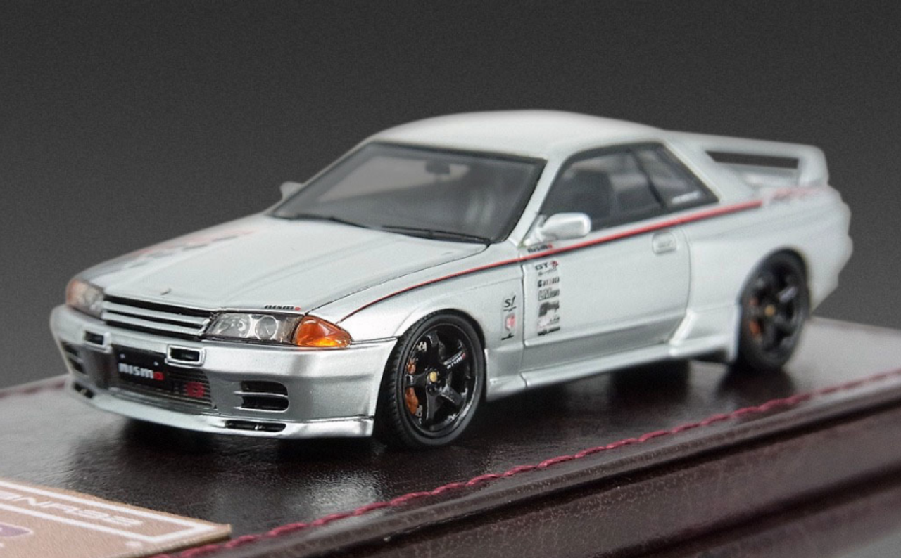 1/64 Ignition Model Nissan Skyline GT-R Nismo (R32) Silver Resin Car Model