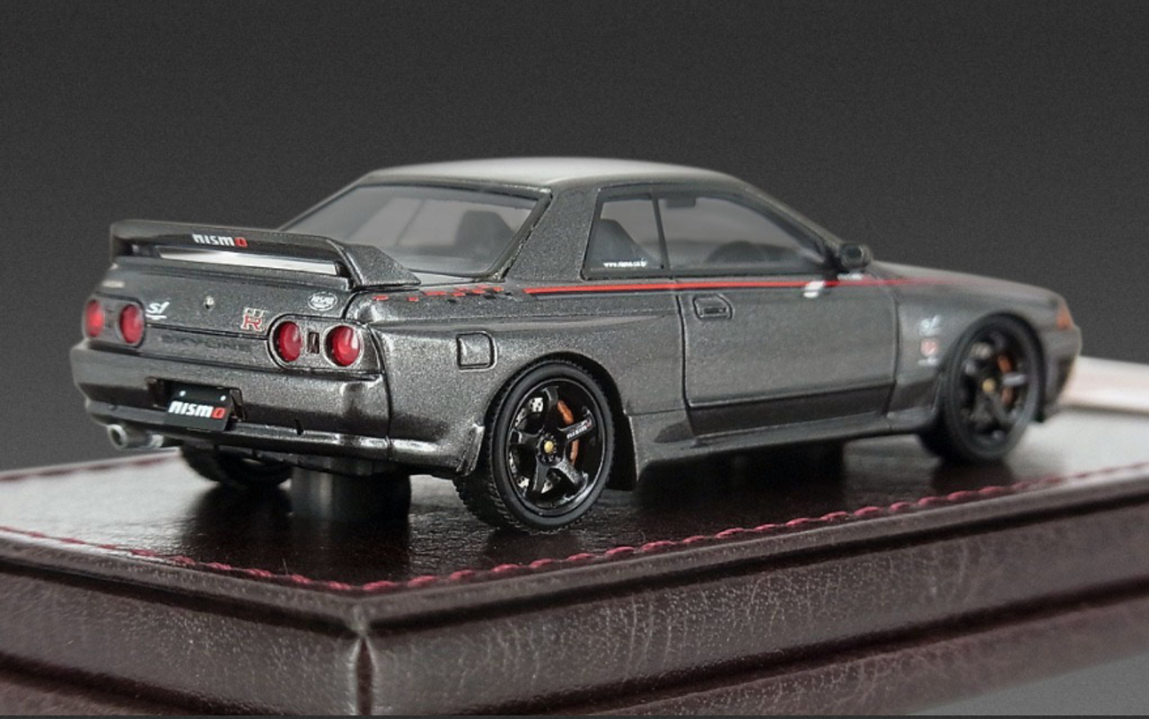 1/64 Ignition Model Nissan Skyline GT-R Nismo (R32) Gun Metallic Resin Car Model