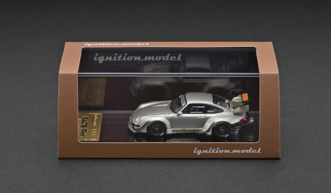 1/64 Ignition Model RWB 993 Silver Resin Car Model