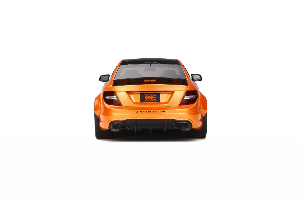 1/18 GT Spirit GTSpirit Mercedes-Benz C-Class C63 AMG W204 LB Libertywalk  Widebody (Orange) Resin Car Model