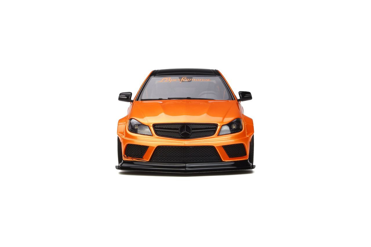 1/18 GT Spirit GTSpirit Mercedes-Benz C-Class C63 AMG W204 LB Libertywalk  Widebody (Orange) Resin Car Model