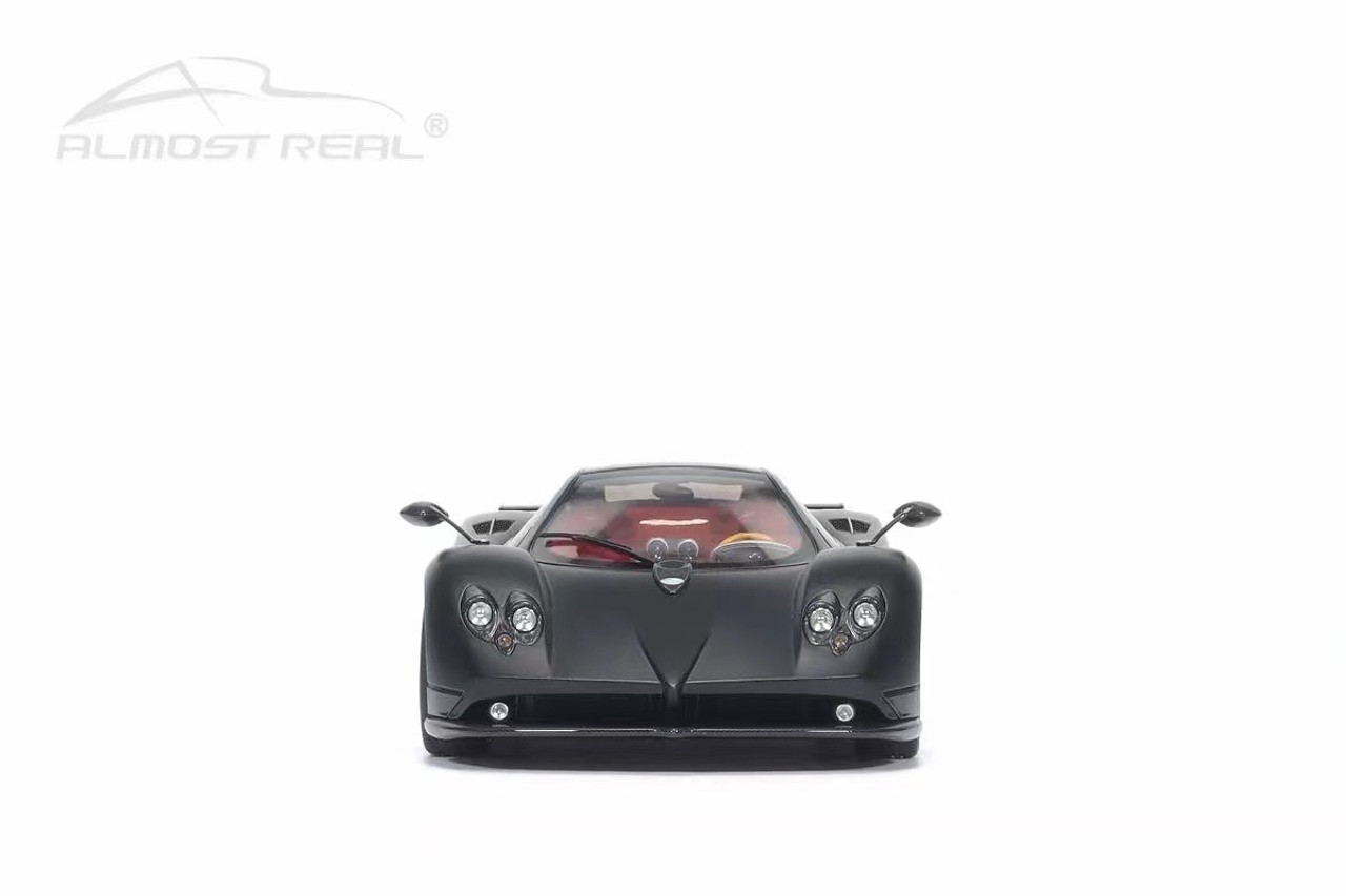 1/18 Almost Real 2005 Pagani Zonda F (Matte Black) Diecast Car Model