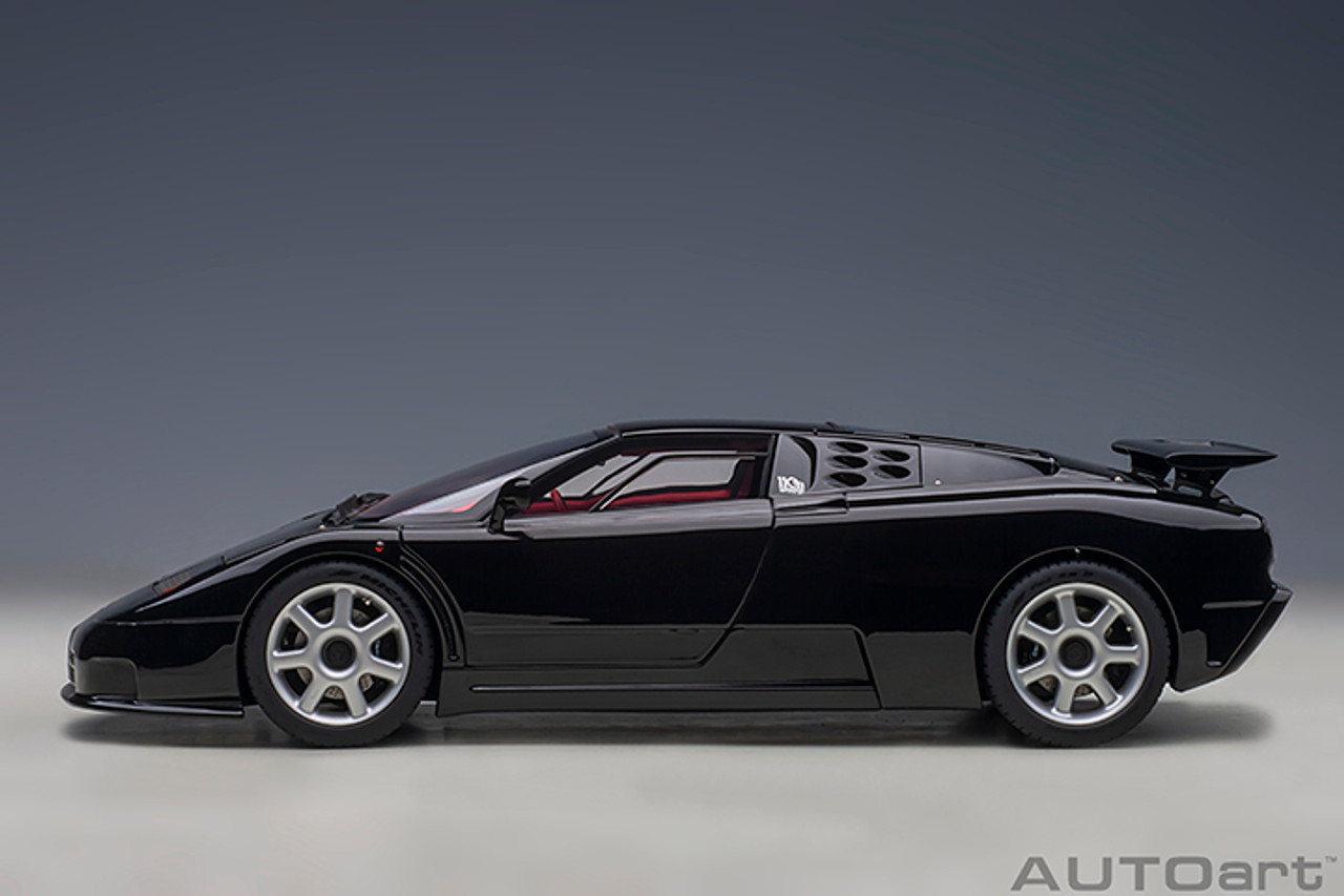 1/18 AUTOart Bugatti EB110 SS (Nero Vernice Black) Car Model -  LIVECARMODEL.com