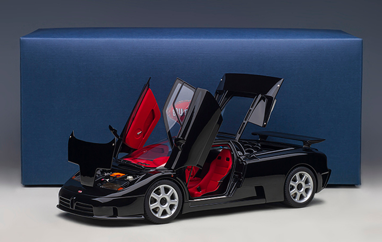 1/18 AUTOart Bugatti EB110 SS (Nero Vernice Black) Car Model -  LIVECARMODEL.com