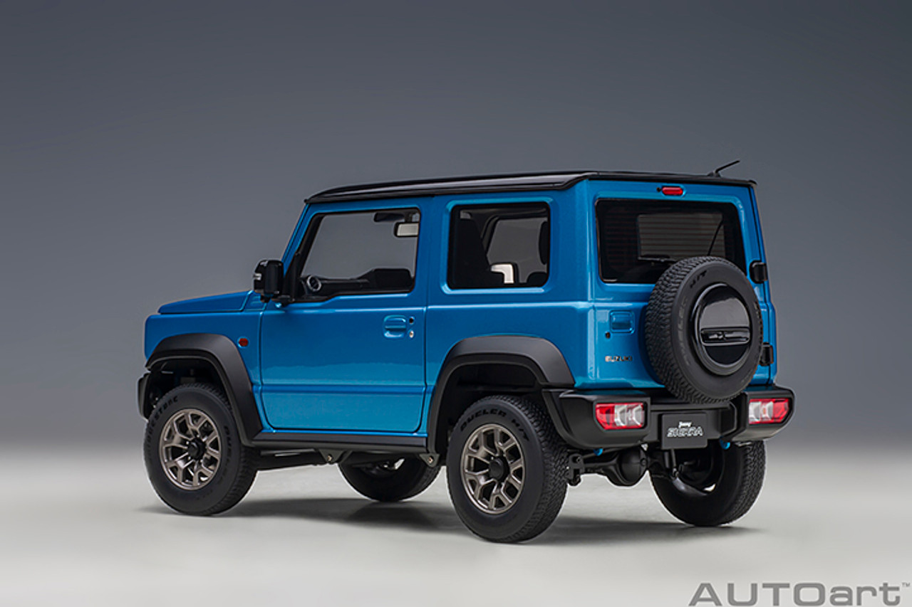 1/18 AUTOart Suzuki Jimny Sierra (JB74) (Brisk Blue Metallic with Black  Roof) Car Model