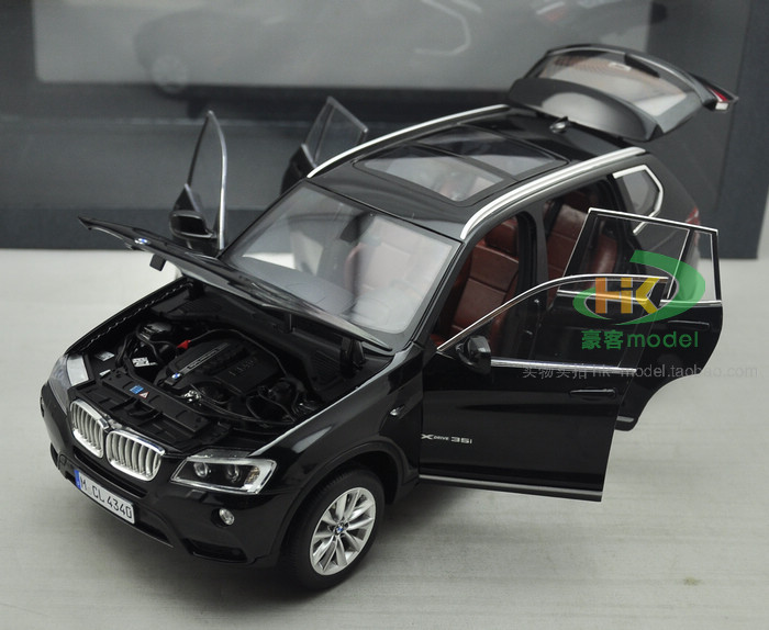 1/18 RMZ BMW X3 F25 (Black) Diecast Car Model - LIVECARMODEL.com