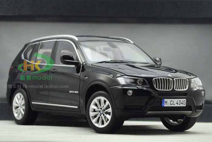 1/18 RMZ BMW X3 F25 (Black) Diecast Car Model - LIVECARMODEL.com