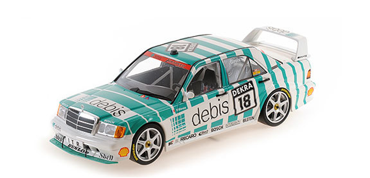 1/18 Minichamps Mercedes-Benz 190E 2.5-16 Evo 2 #18 DTM 1991 Fabien Giroix Car Model