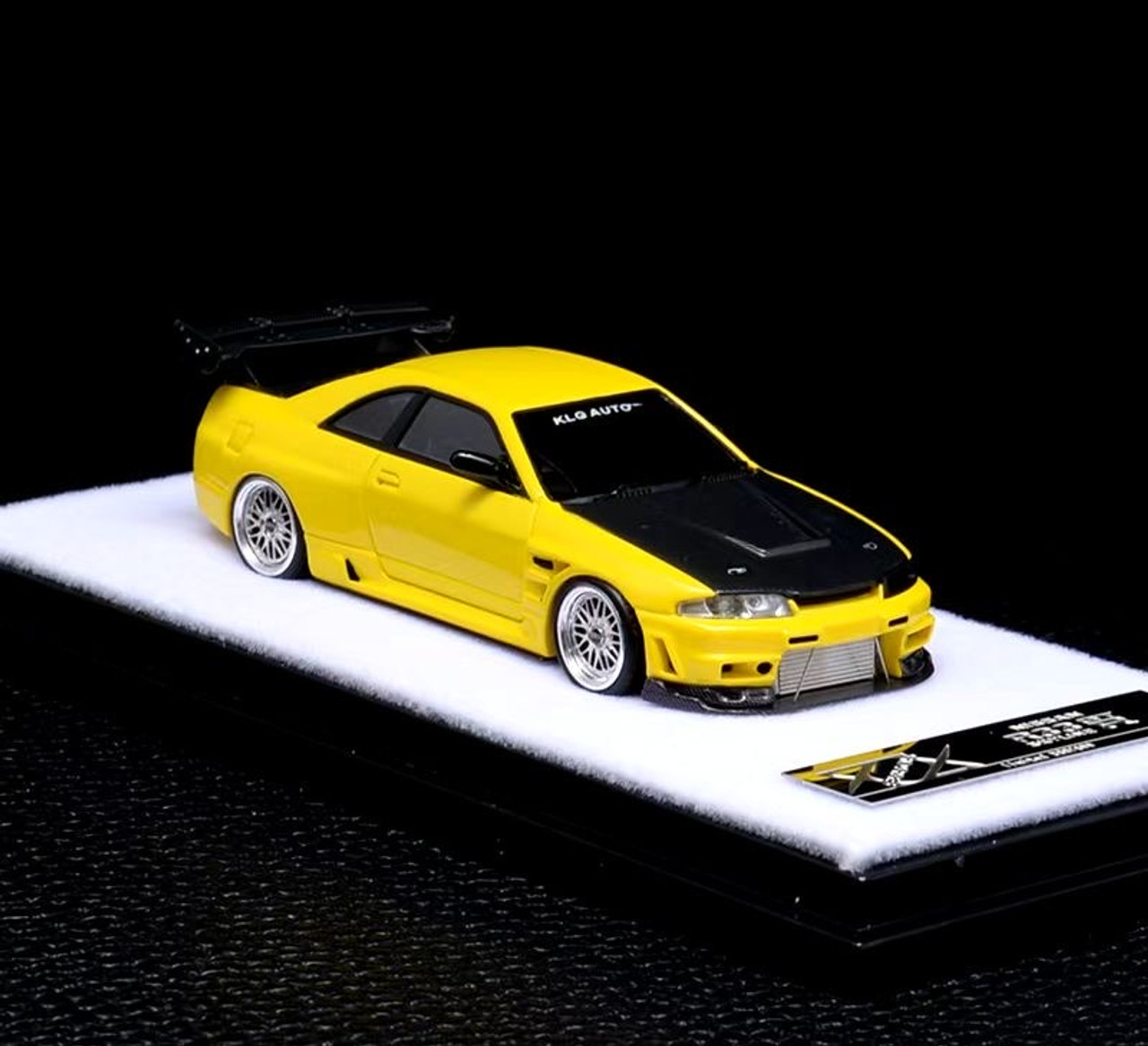 1/64 404Error Nissan Skyline GT-R GTR R33 Yellow Car Model Limited 