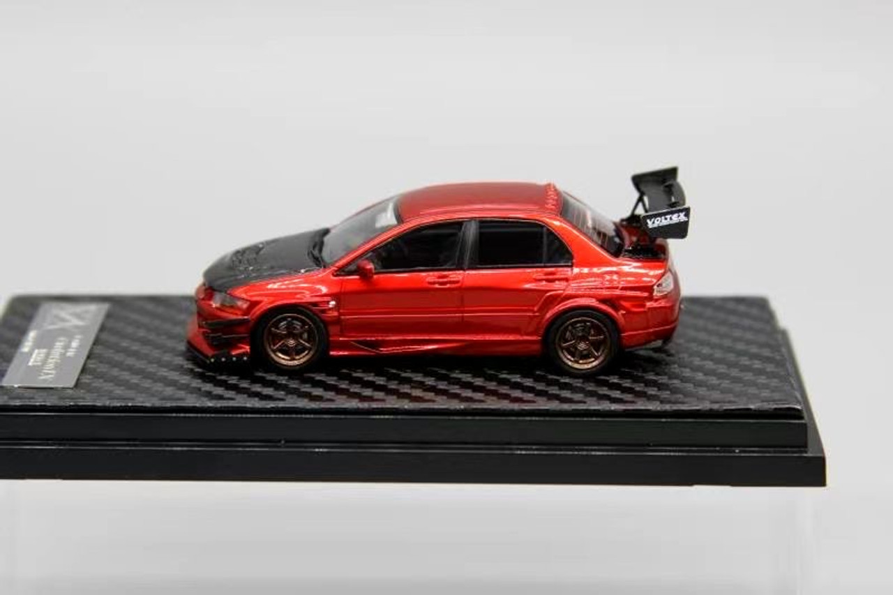 1/64 404Error Mitsubishi EVO IX Evo 9 Modified (Metallic Red) Car Model Limited 299 Pieces