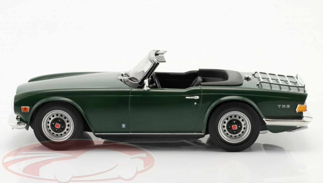 ミニチャンプス 1/18 TRIUMPH TR6 1969 ダークグリーン 1/18 Minichamps 1969 Triumph TR6 Roadster LHD (Dark Green