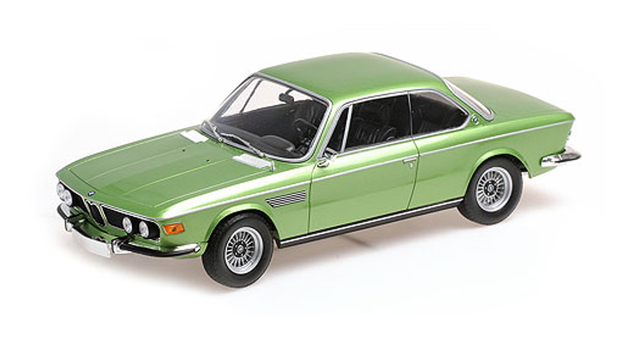 1/18 Minichamps 1972 BMW 3.0 CSI (Metallic Green) Car Model