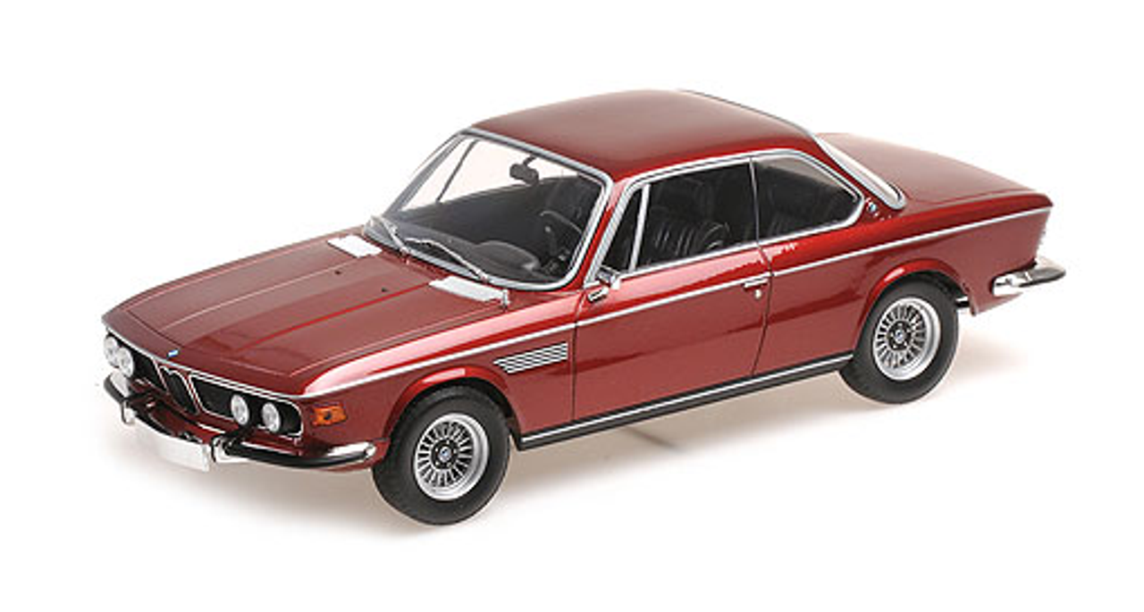 1/18 Minichamps 1972 BMW 3.0 CSI (Metallic Red) Car Model