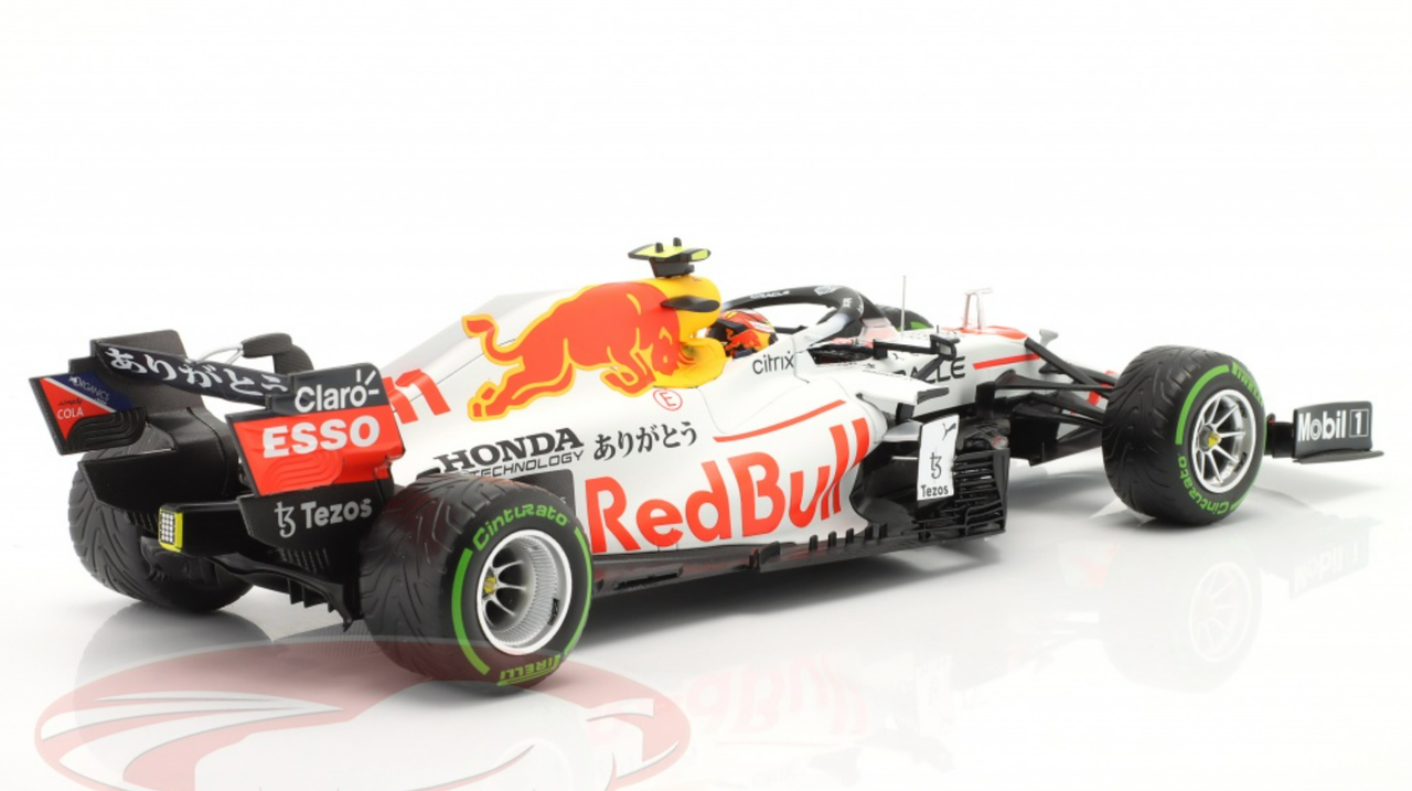 1/18 Minichamps 2021 Formula 1 Sergio Perez Red Bull Racing RB16B #11 3rd Place Turkey GP Car Model