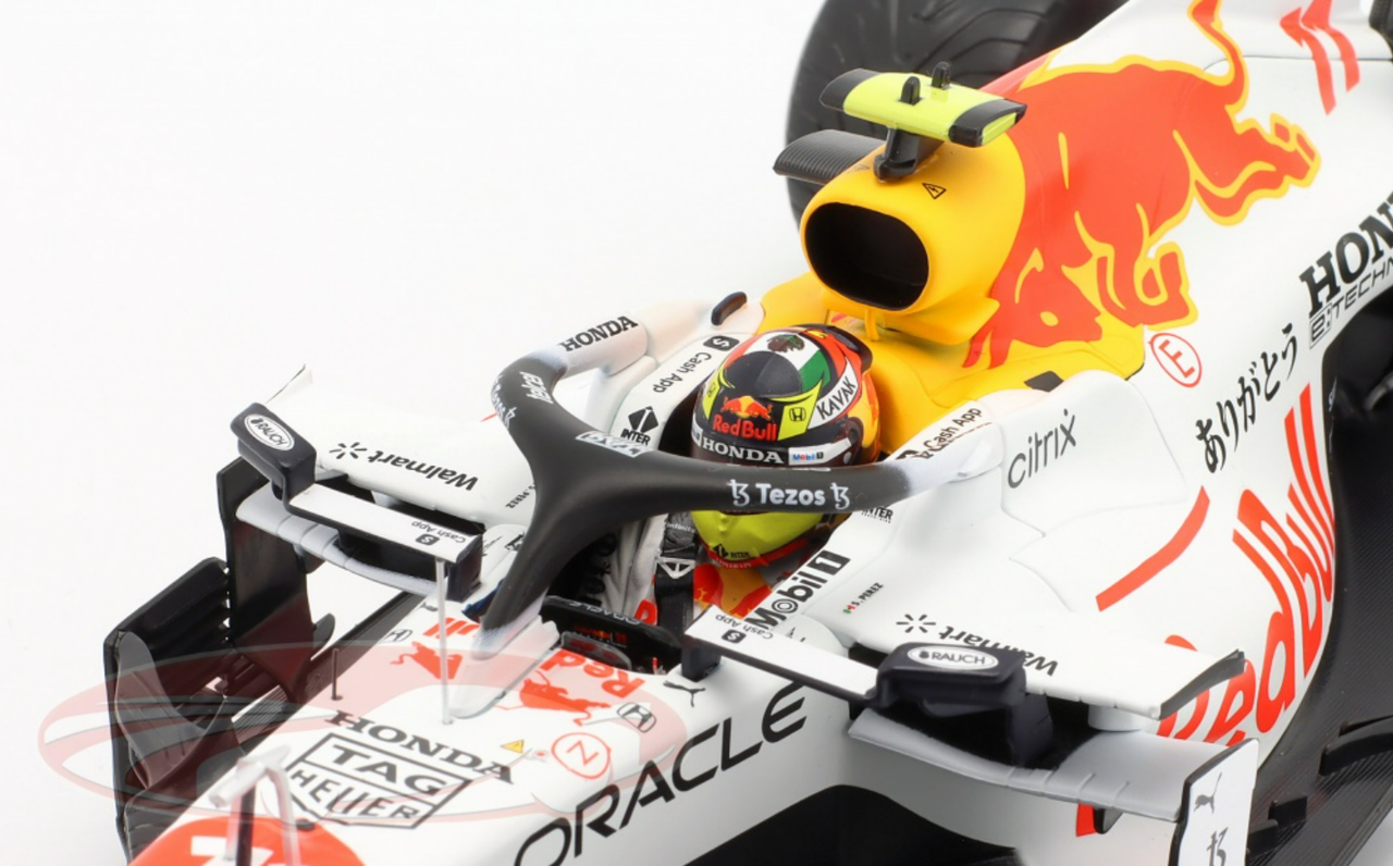 1/18 Minichamps 2021 Formula 1 Sergio Perez Red Bull Racing RB16B #11 3rd Place Turkey GP Car Model