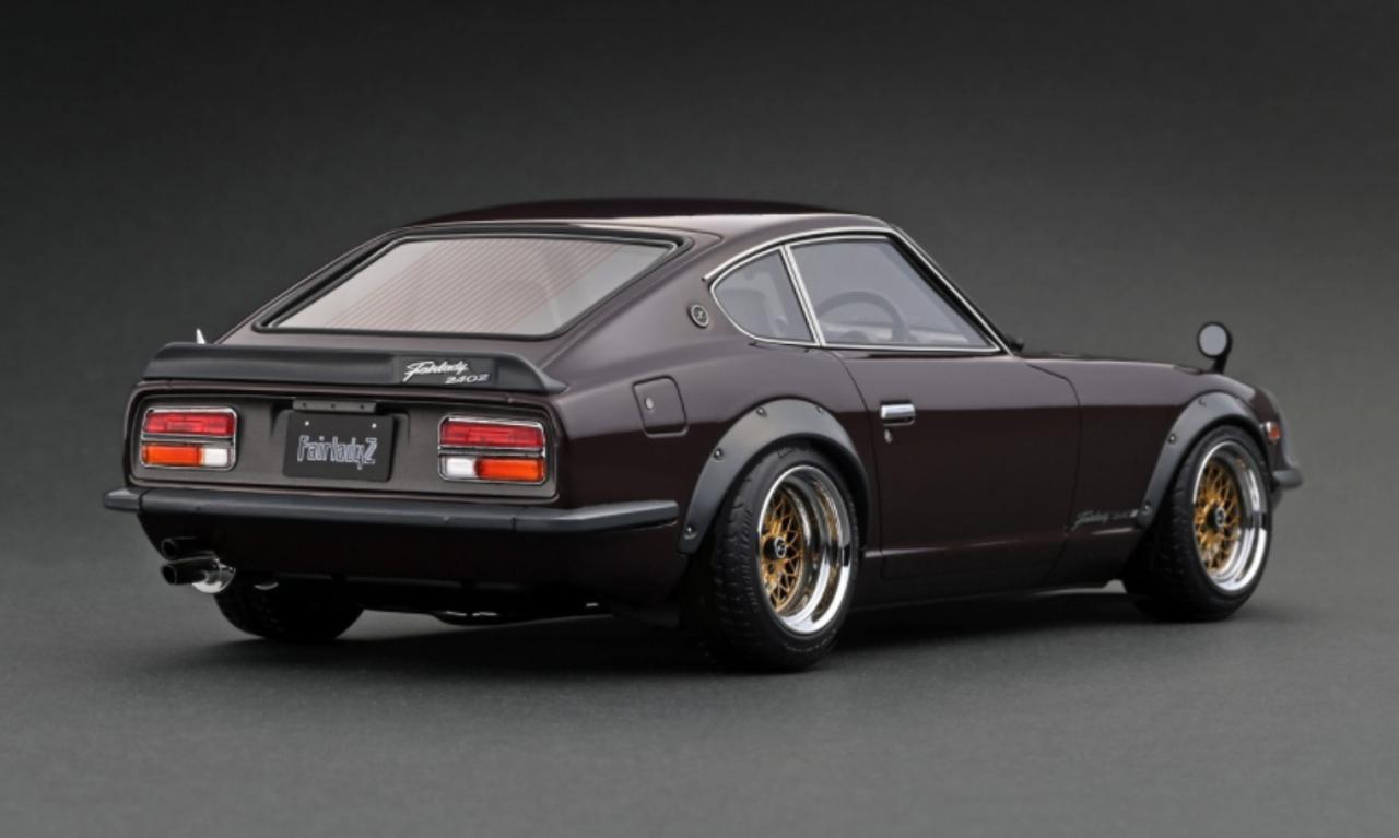 1/18 Ignition Model Nissan Fairlady 240ZG (HS30) Maroon Resin Car Model -  LIVECARMODEL.com