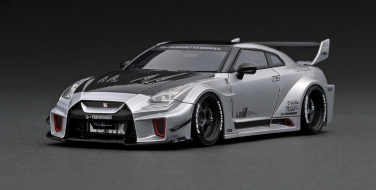 1/43 Ignition Model LB-Silhouette WORKS GT Nissan 35GT-RR Silver Resin Car  Model - LIVECARMODEL.com