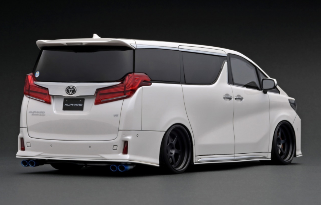 1/18 Ignition Model Toyota Alphard (H30W) Executive Lounge S Pearl White Resin Car Model