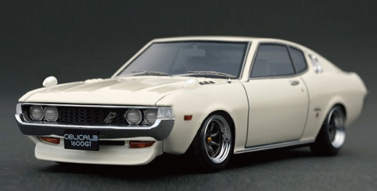  1/18 Ignition Model Toyota Celica 1600GT LB (TA27) White Resin Car Model