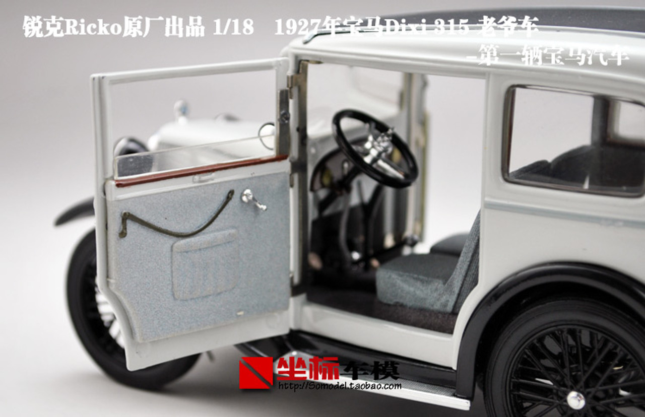 1/18 Ricko 1927 First BMW Dixi 315 Diecast Car Model 