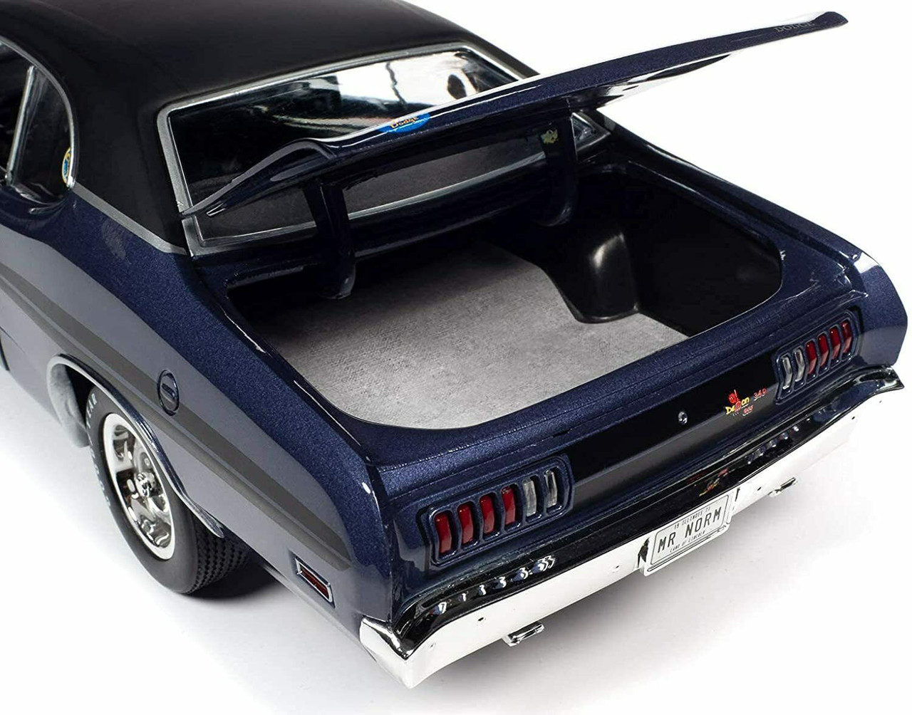 1/18 Auto World 1971 Dodge Demon GSS Mr. Norm's (Purple with Matte