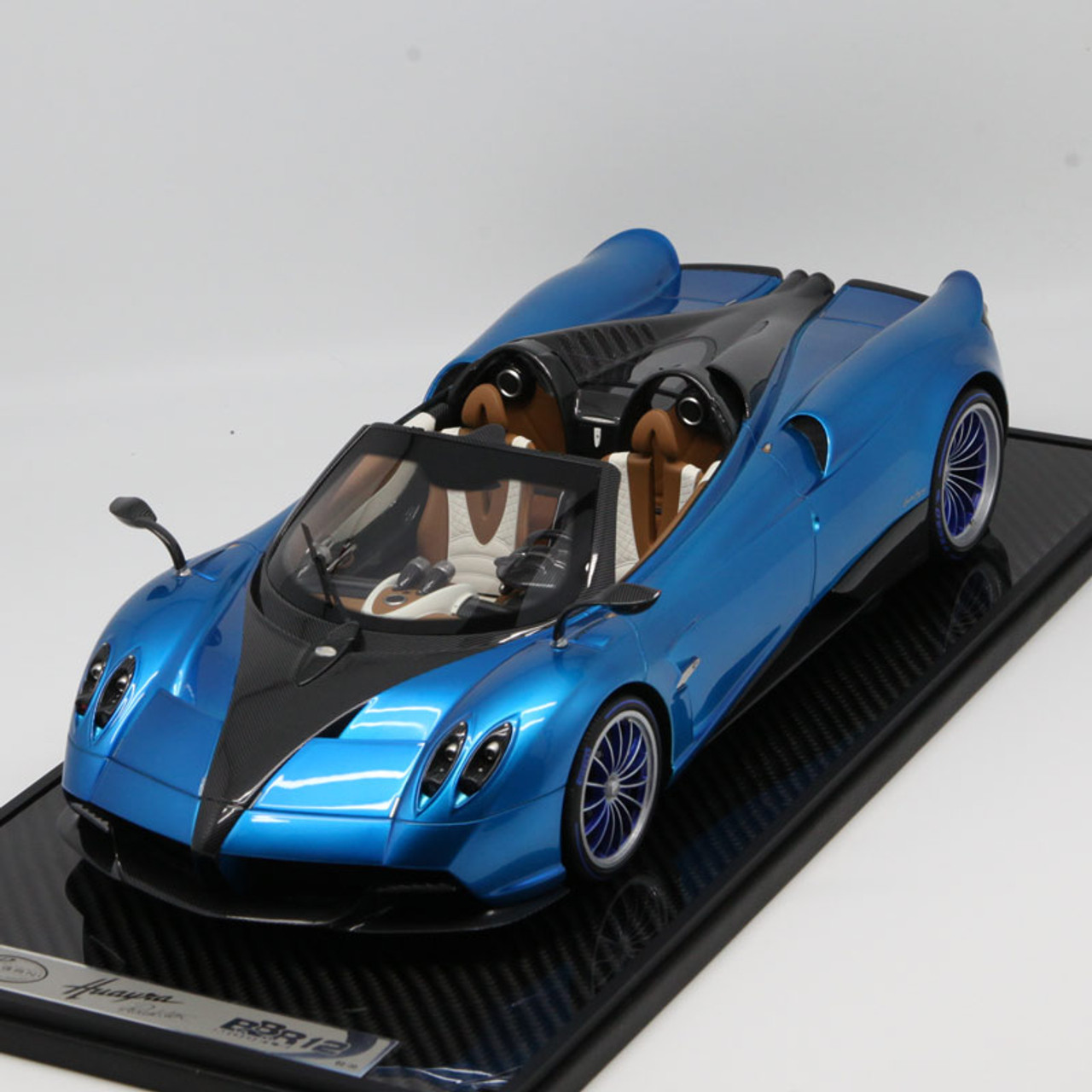 1/12 BBR Pagani Huayra Roadster (Blue w/ Blue Rims) Limited 20 Resin Car Model