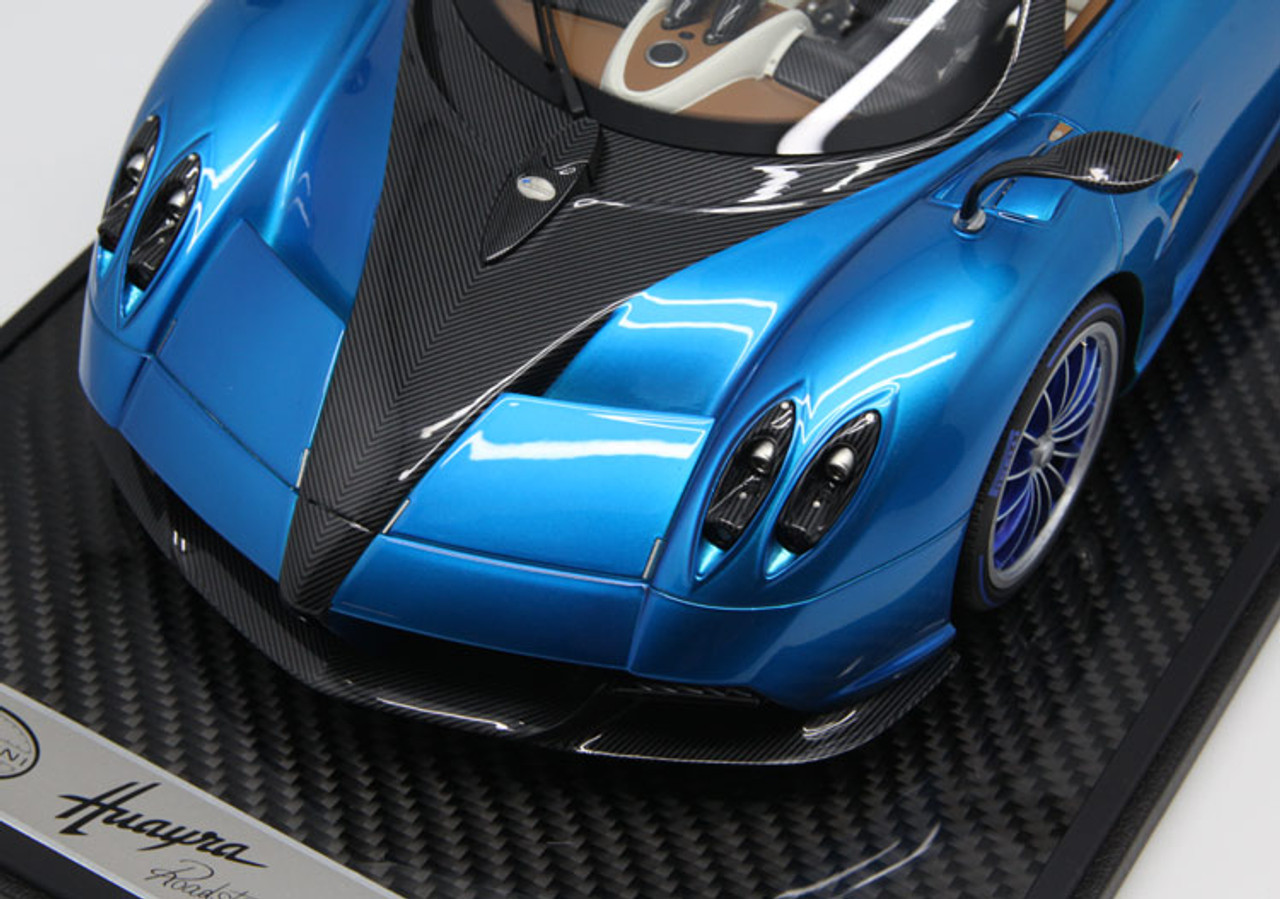 1/12 BBR Pagani Huayra Roadster (Blue w/ Blue Rims) Limited 20 Resin Car Model