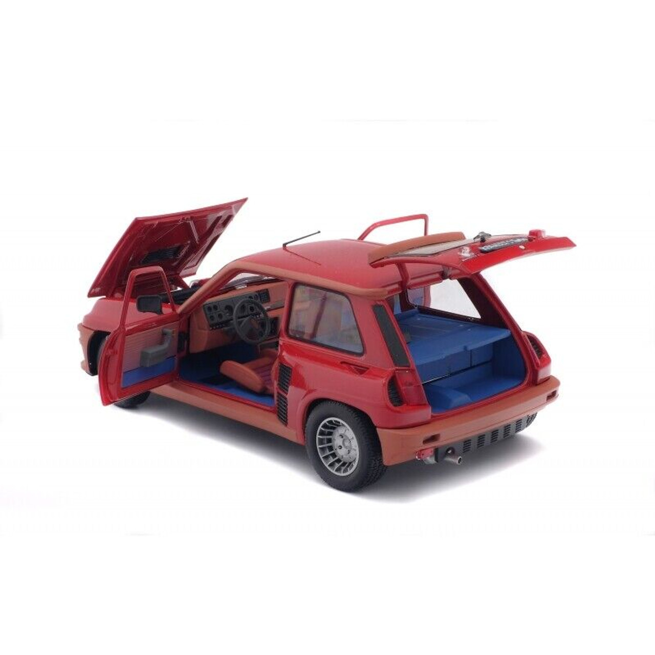 1/18 Solido 1981 Renault 5 Turbo Rouge Grenade (Red) Diecast Car Model