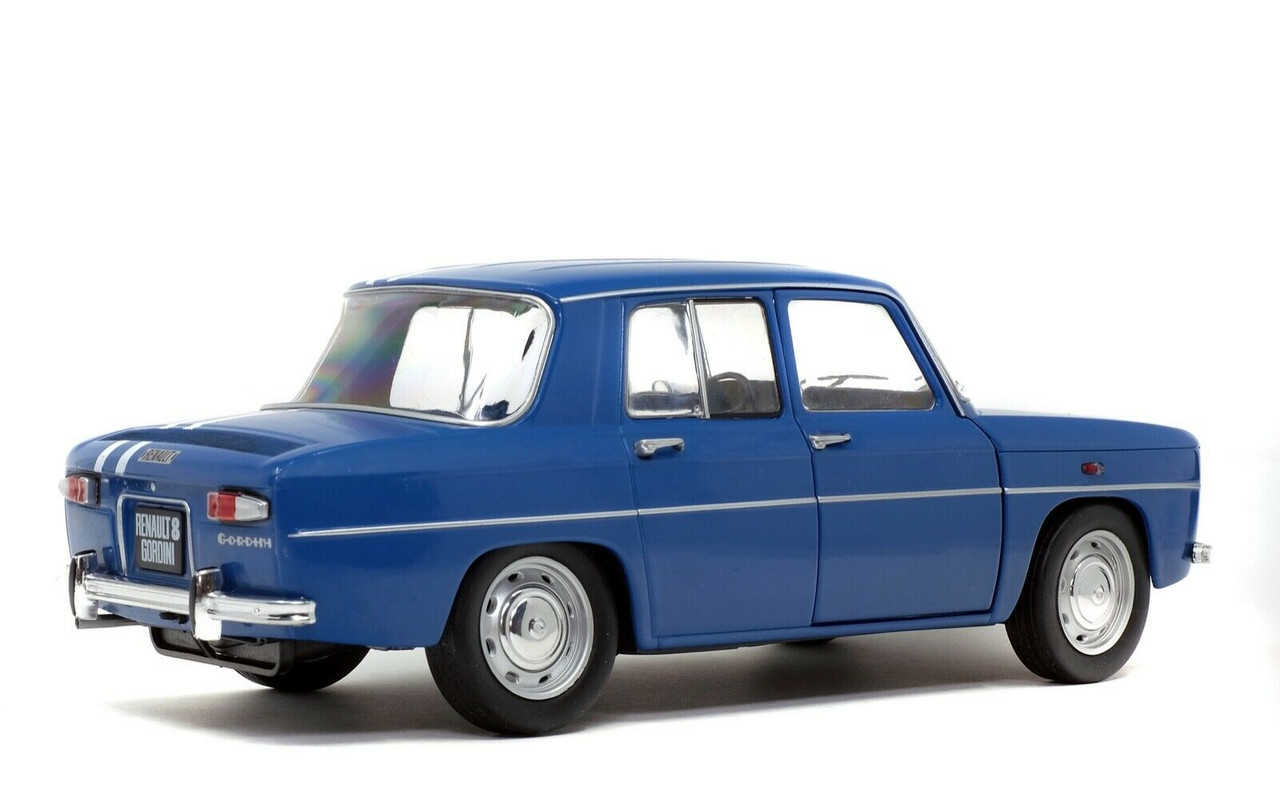 1/18 Solido 1967 Renault 8 Gordini 1100 Bleu Gordini Blue Diecast Car Model