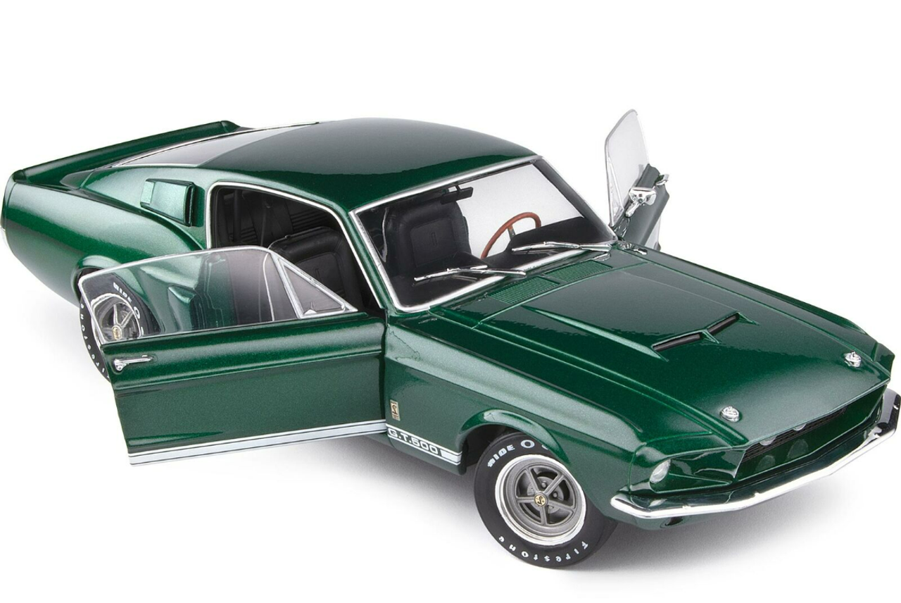  1/18 Solido 1967 Shelby Mustang GT500 (Dark Highland Green) Diecast Car Model