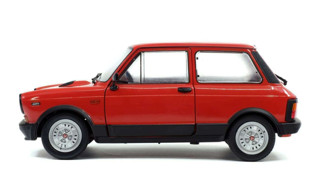  1/18 Solido 1980 Autobianchi A112 MK5 Abarth (Red) Diecast Car Model