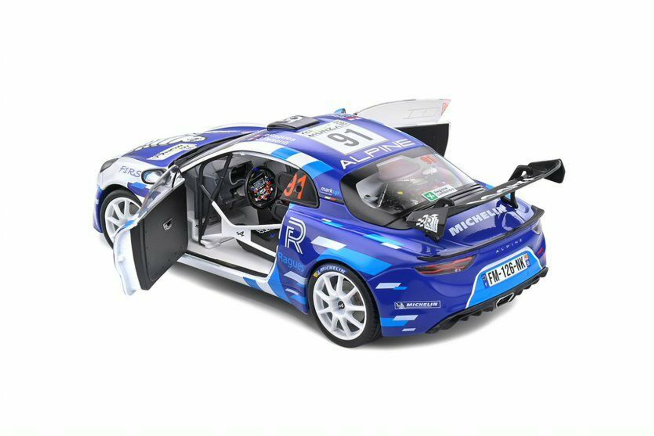 1/18 Solido Renault Alpine A110 Rally WRC Monza 2020 N° 91 P.R Diecast Car Model