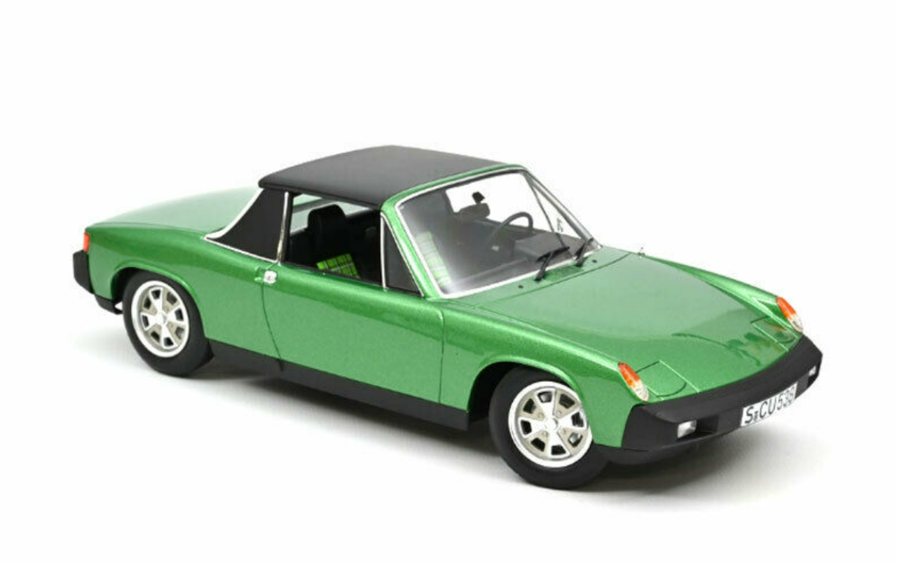 【直販新品】1/18 VW PORSCHE 914 2.0 1975 Green metallic 新品未使用！送料無料！ ノレブ