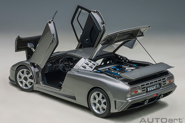 1/18 AUTOart Bugatti EB110 SS (Grigio Metalizzatto Silver) Car