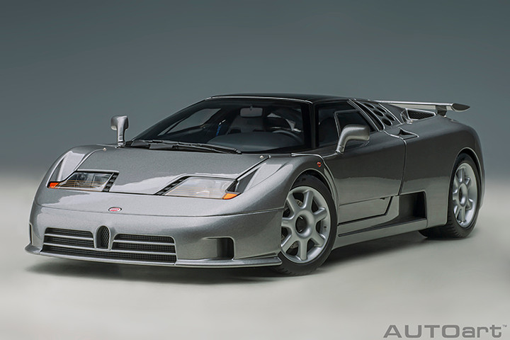 1/18 AUTOart Bugatti EB110 SS (Grigio Metalizzatto Silver) Car