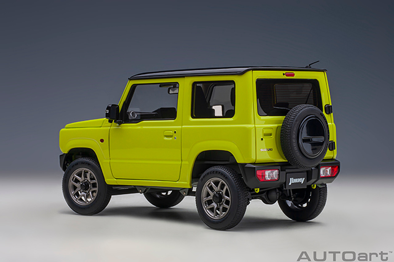 1/18 AUTOart Suzuki Jimny Sierra (JB64) (KINETIC YELLOW with BLACK ROOF) Car Model