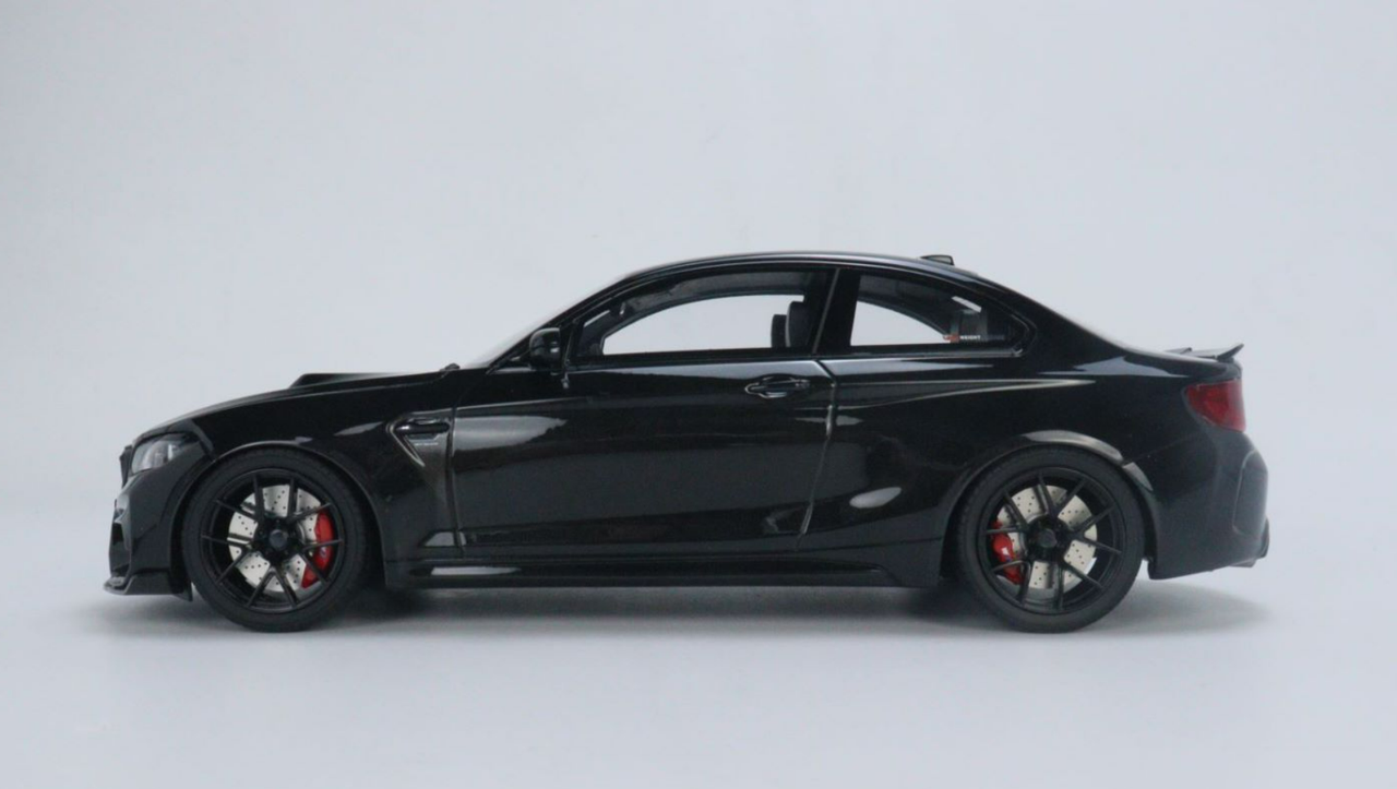 2021 BMW M2 Competition Lightweight Performance Black 1/18 Model Car by GT Spirit