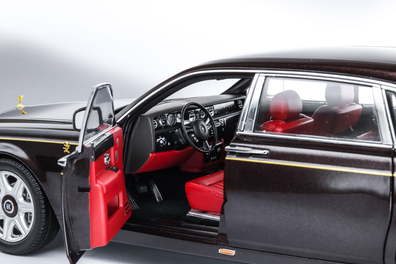 1/18 Kyosho Rolls-Royce Phantom EWB Dragon Special Edition (Purple) Diecast Car Model